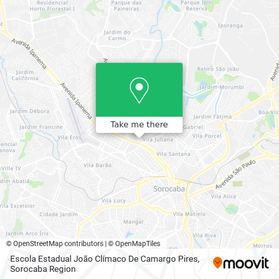 Escola Estadual João Clímaco De Camargo Pires map