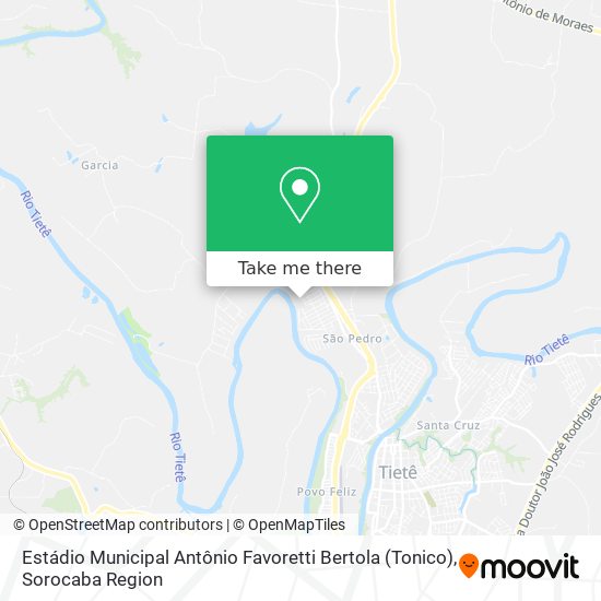 Estádio Municipal Antônio Favoretti Bertola (Tonico) map