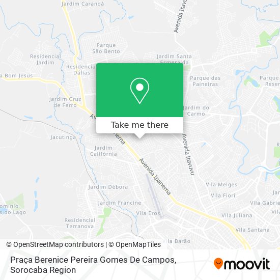 Praça Berenice Pereira Gomes De Campos map