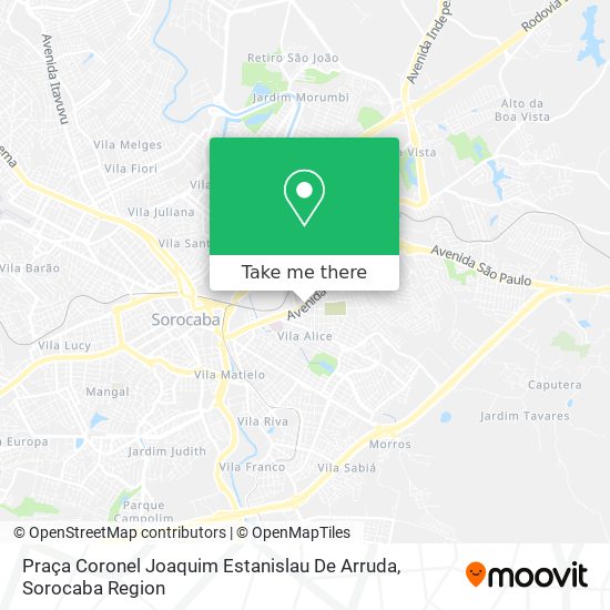 Praça Coronel Joaquim Estanislau De Arruda map