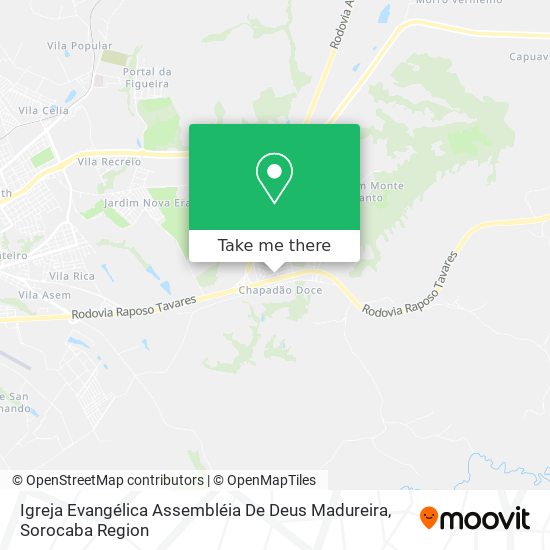 Mapa Igreja Evangélica Assembléia De Deus Madureira