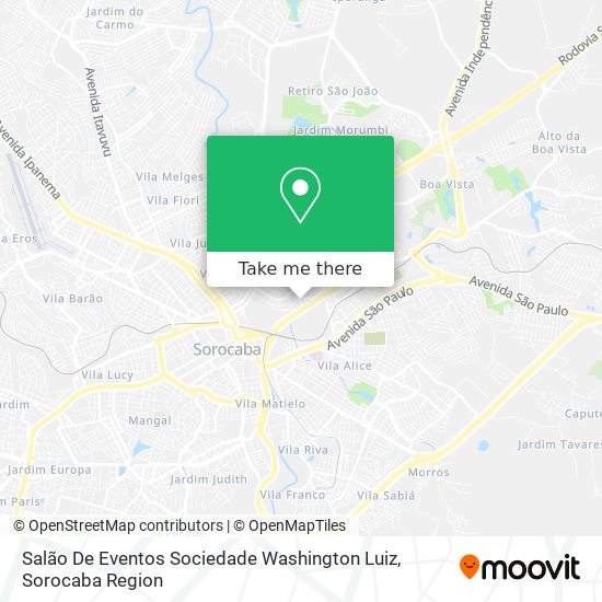 Mapa Salão De Eventos Sociedade Washington Luiz