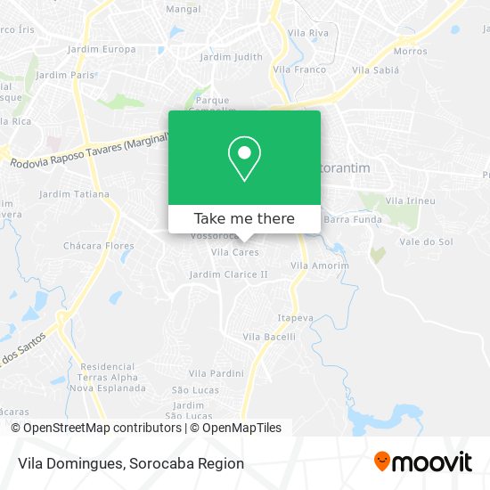 Vila Domingues map