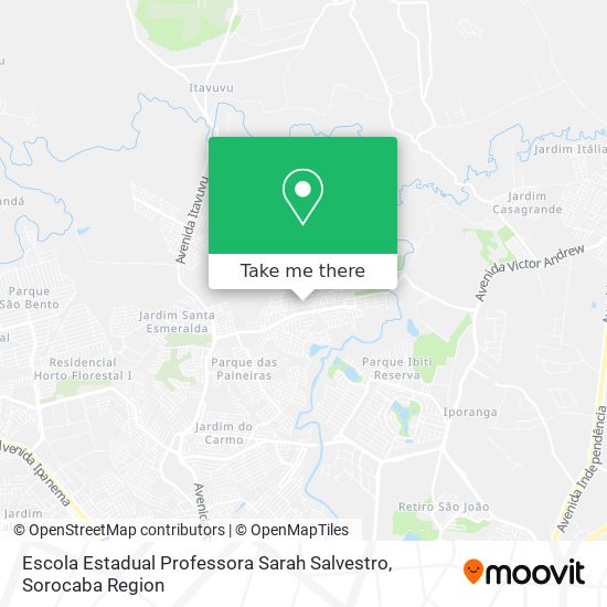 Escola Estadual Professora Sarah Salvestro map