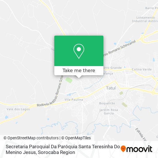 Secretaria Paroquial Da Paróquia Santa Teresinha Do Menino Jesus map