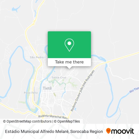 Estádio Municipal Alfredo Melaré map