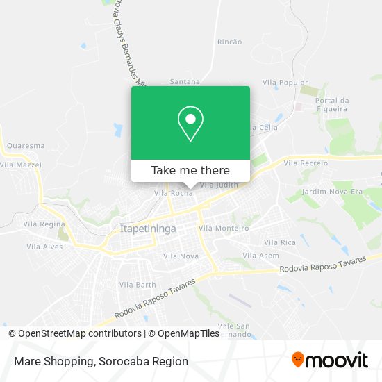 Mare Shopping map