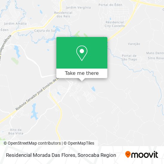 Residencial Morada Das Flores map