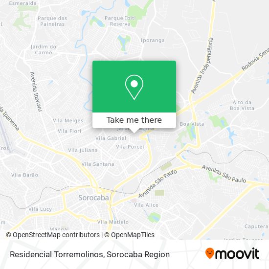Residencial Torremolinos map