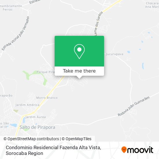 Condomínio Residencial Fazenda Alta Vista map