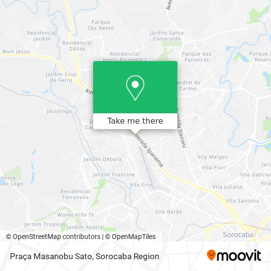 Praça Masanobu Sato map