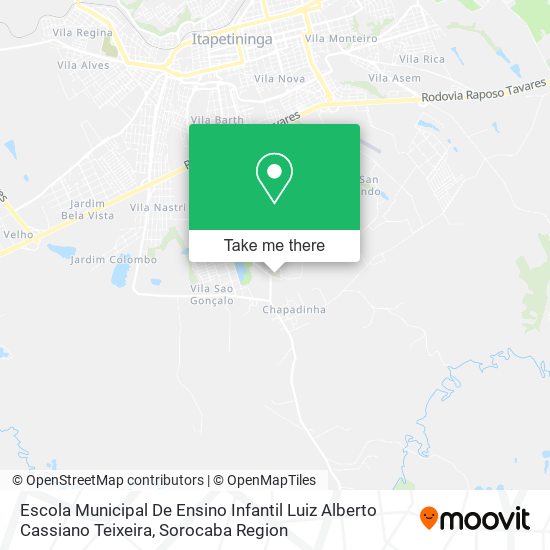 Escola Municipal De Ensino Infantil Luiz Alberto Cassiano Teixeira map