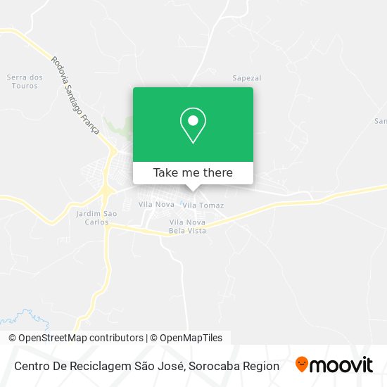 Centro De Reciclagem São José map