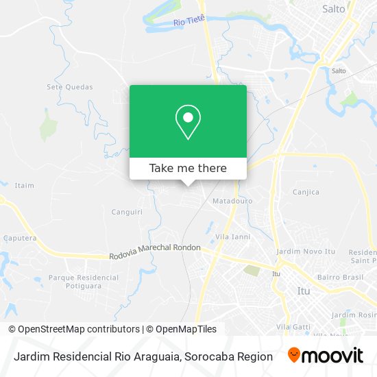 Jardim Residencial Rio Araguaia map
