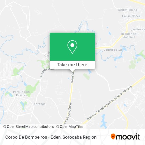 Corpo De Bombeiros - Èden map