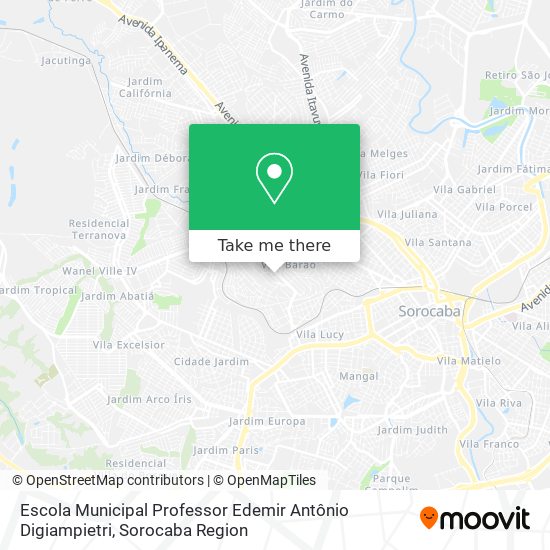 Escola Municipal Professor Edemir Antônio Digiampietri map