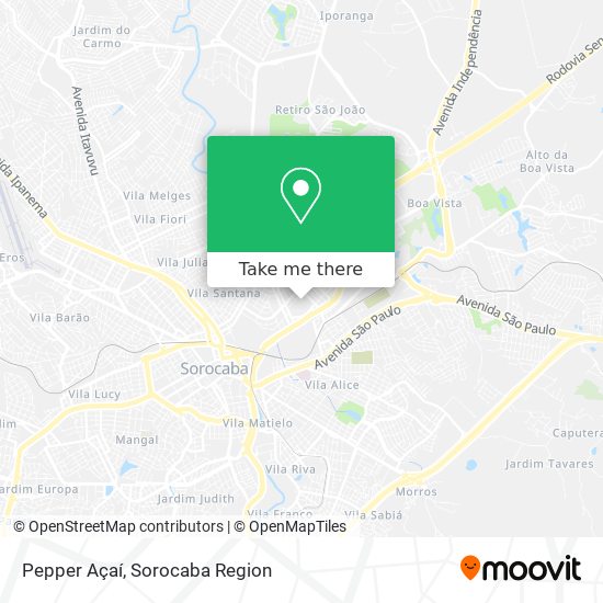 Pepper Açaí map