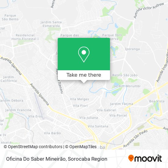 Oficina Do Saber Mineirão map