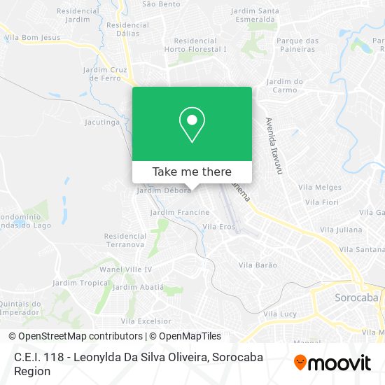C.E.I. 118 - Leonylda Da Silva Oliveira map