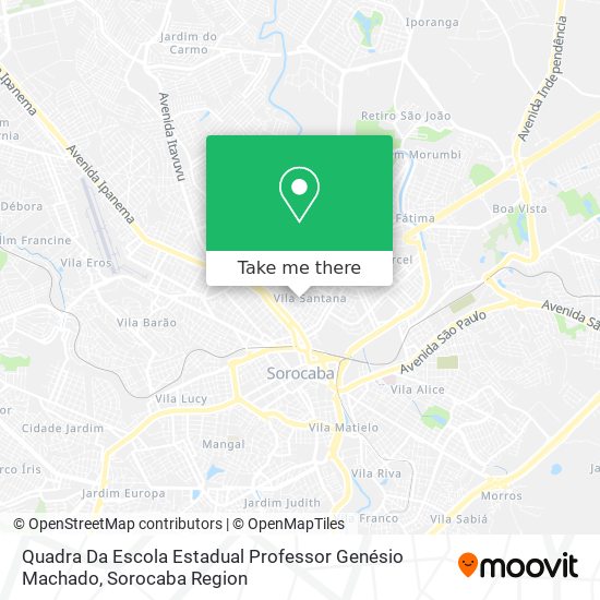 Quadra Da Escola Estadual Professor Genésio Machado map