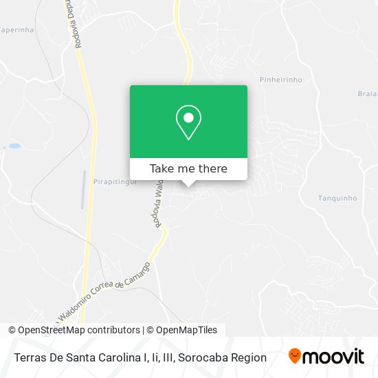 Terras De Santa Carolina I, Ii, III map