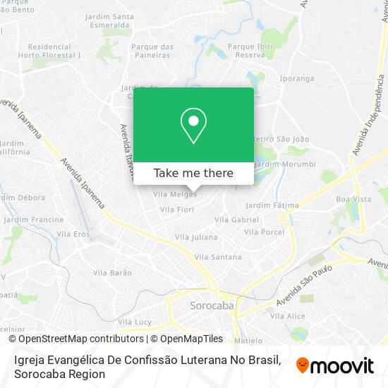 Igreja Evangélica De Confissão Luterana No Brasil map
