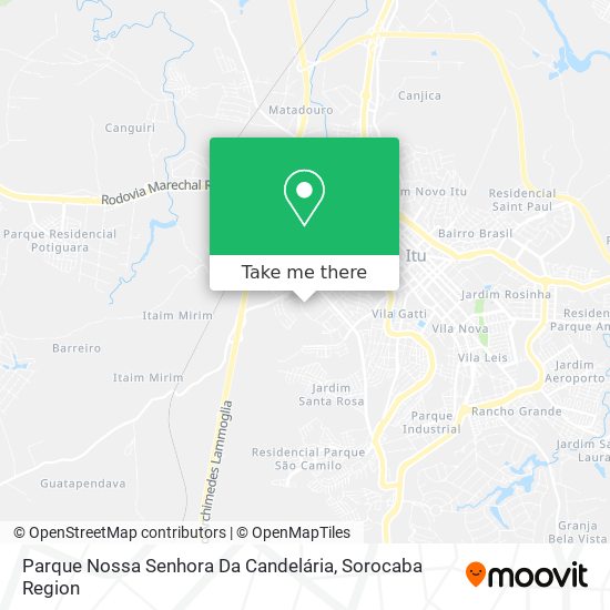 Parque Nossa Senhora Da Candelária map