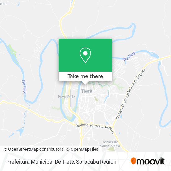 Prefeitura Municipal De Tietê map