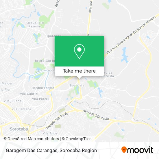 Mapa Garagem Das Carangas