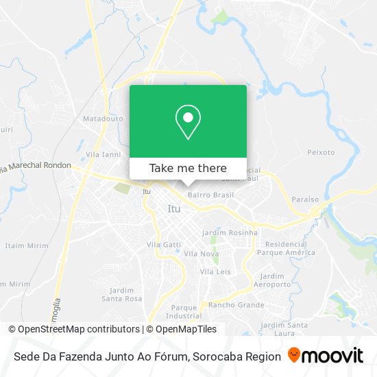 Sede Da Fazenda Junto Ao Fórum map