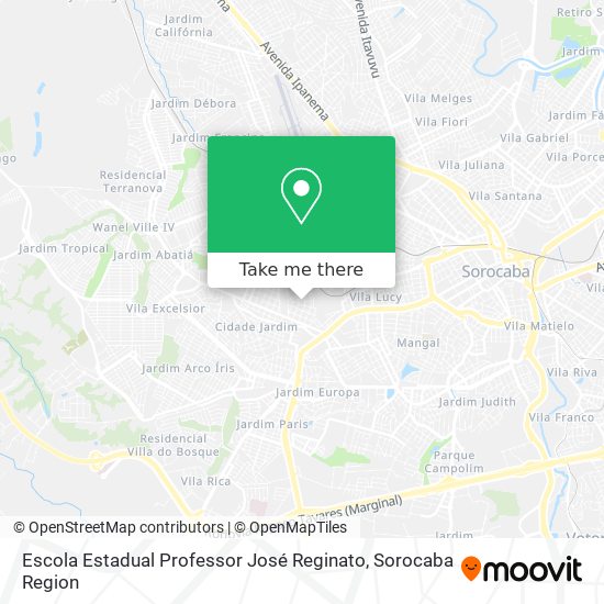 Escola Estadual Professor José Reginato map