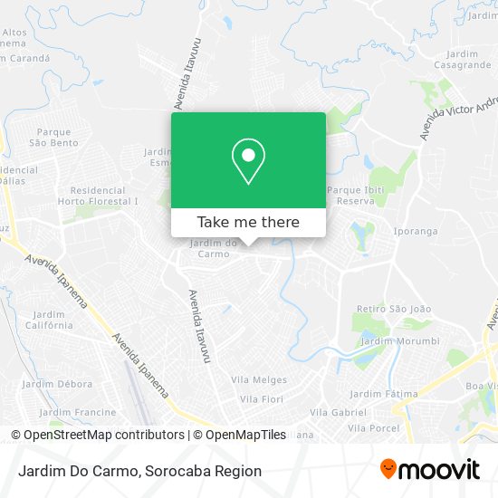 Jardim Do Carmo map