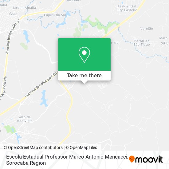 Escola Estadual Professor Marco Antonio Mencacci map