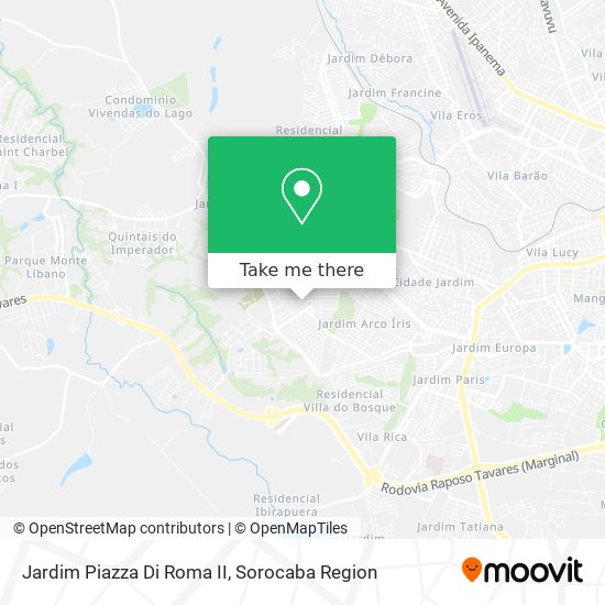 Jardim Piazza Di Roma II map