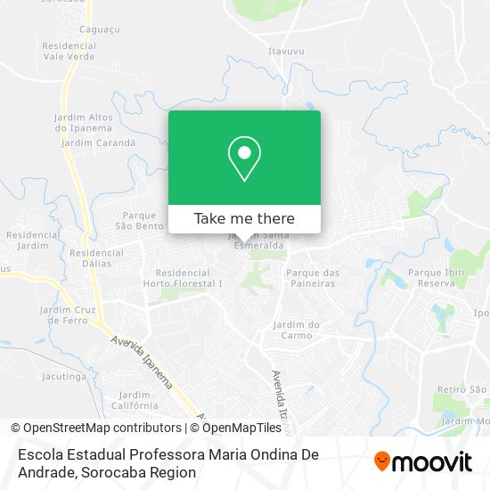 Escola Estadual Professora Maria Ondina De Andrade map