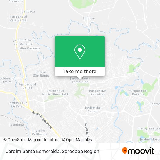 Jardim Santa Esmeralda map