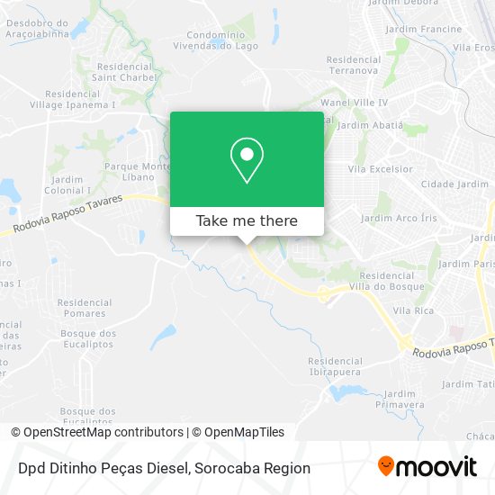 Mapa Dpd Ditinho Peças Diesel