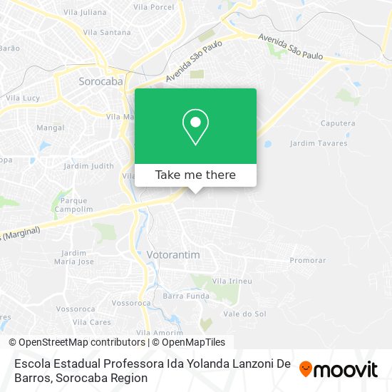 Escola Estadual Professora Ida Yolanda Lanzoni De Barros map