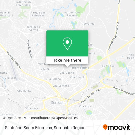 Santuário Santa Filomena map