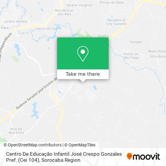 Centro De Educação Infantil José Crespo Gonzales Pref. (Cei 104) map