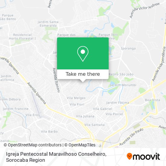Igreja Pentecostal Maravilhoso Conselheiro map