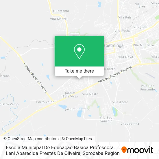 Escola Municipal De Educação Básica Professora Leni Aparecida Prestes De Oliveira map