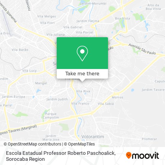 Escola Estadual Professor Roberto Paschoalick map