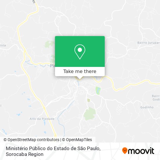 Ministério Público do Estado de São Paulo map