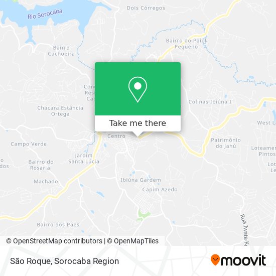 São Roque map