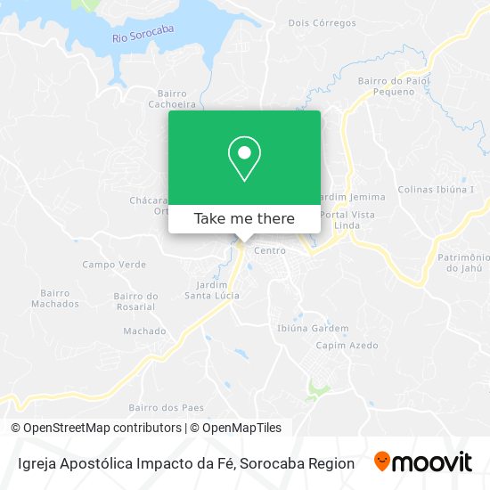 Igreja Apostólica Impacto da Fé map