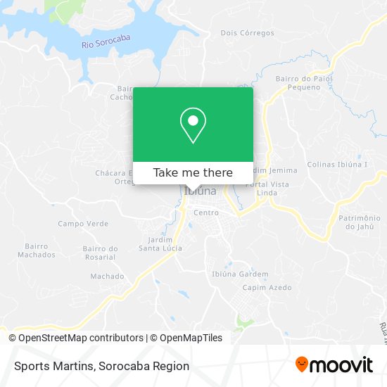 Sports Martins map