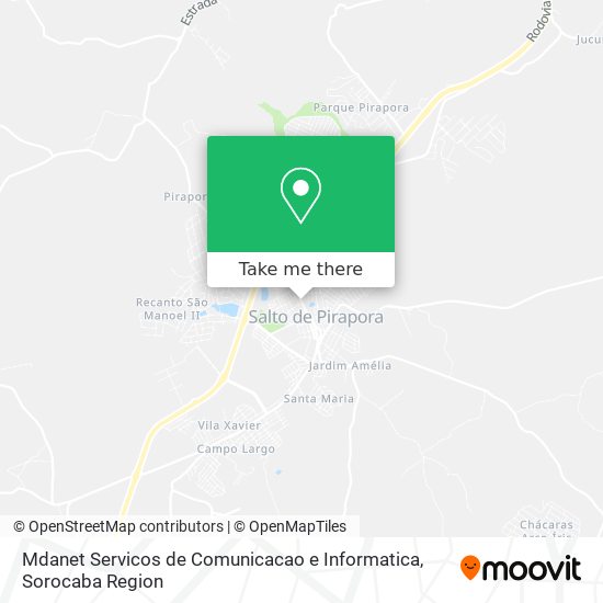 Mdanet Servicos de Comunicacao e Informatica map