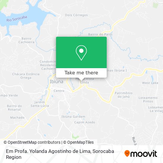 Mapa Em Profa. Yolanda Agostinho de Lima
