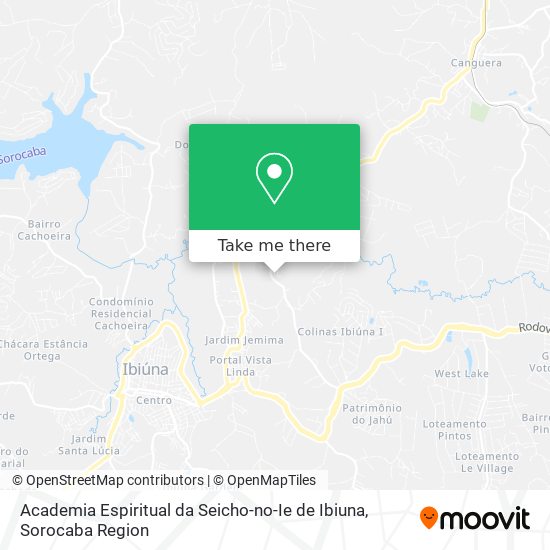 Academia Espiritual da Seicho-no-Ie de Ibiuna map